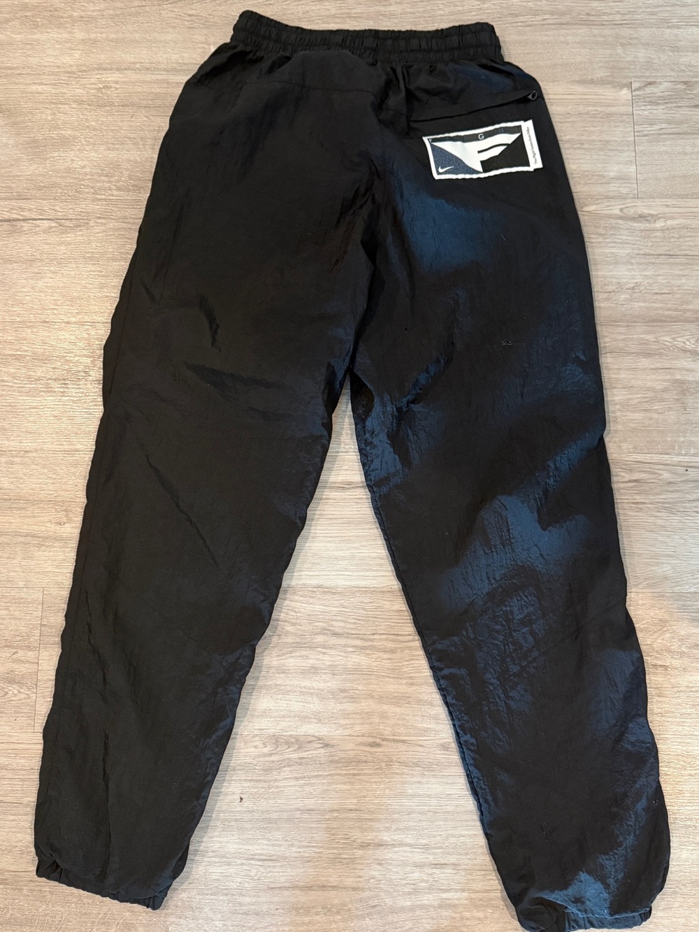 Nike Black and White Flight Basketball loose fit Joggers